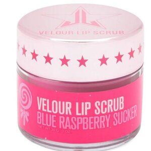 Jeffree Star Velour Lip Scrub Blue Raspberry Sucker Full Size 1oz NIB